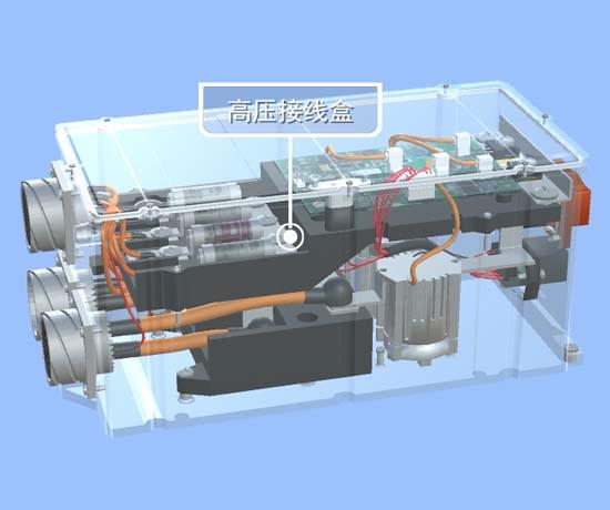 电动汽车高压配电VR3D教学实训软件