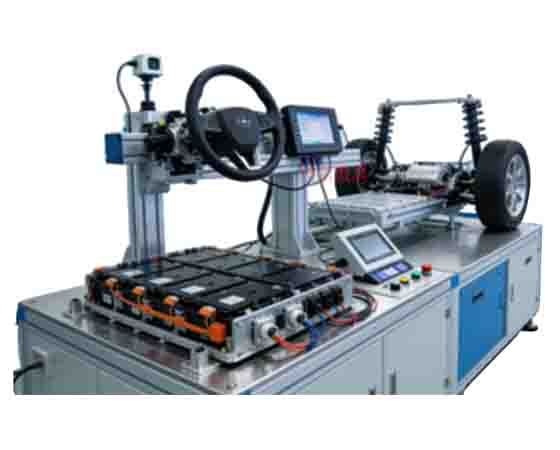 自动驾驶线控转向系统与动力电池装调模块装置